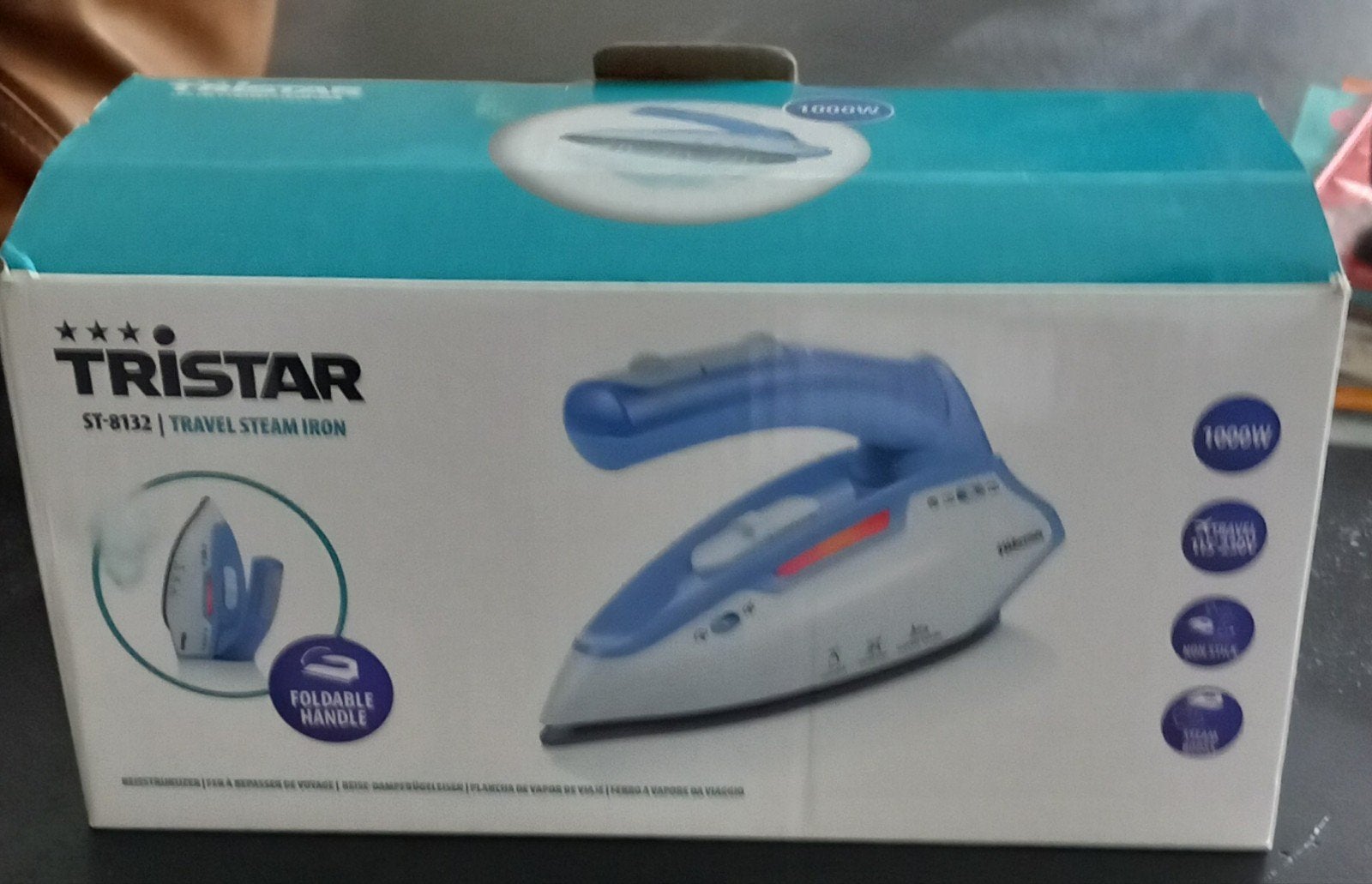 Tristar ST-8132 Reisstrijkijzer.NIEUW!, Witgoed en Apparatuur, Strijkijzers en Strijkplanken, Ophalen, Nieuw