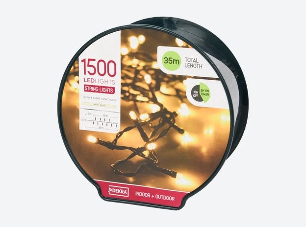 Cluster kerstverlichting 35m 1500 led lights, Ophalen of Verzenden, Zo goed als nieuw