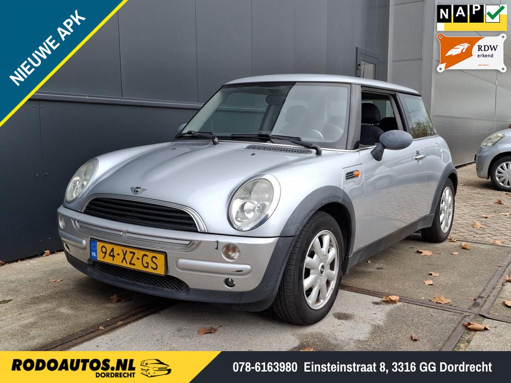 MINI Mini 1.6 One Salt Airco Nieuwe APK ✅ (bj 2002), Auto's, Mini, Bedrijf, Te koop, One, ABS, Airbags, Airconditioning, Alarm