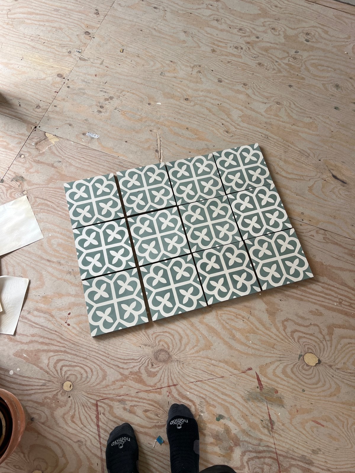 Azule Cement tegel portugees 20x20, Ophalen, 60 cm of meer, Keramiek, Minder dan 20 cm
