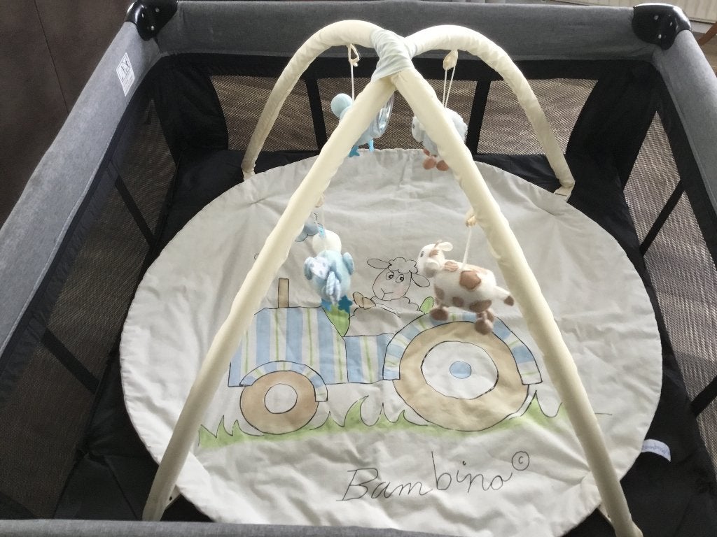 Opvouwbare box, Kinderen en Baby's, Boxen, Ophalen, Zo goed als nieuw, Vierkant, In hoogte verstelbaar