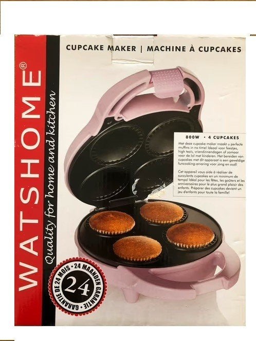 Leuke roze Watshome cupcakemaker, Verzenden, Zo goed als nieuw