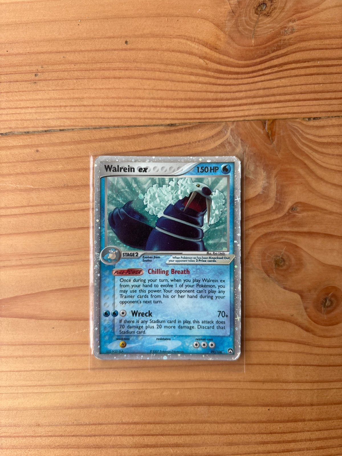 Walrein ex Pokémon kaart, Ophalen of Verzenden, Gebruikt, Losse kaart