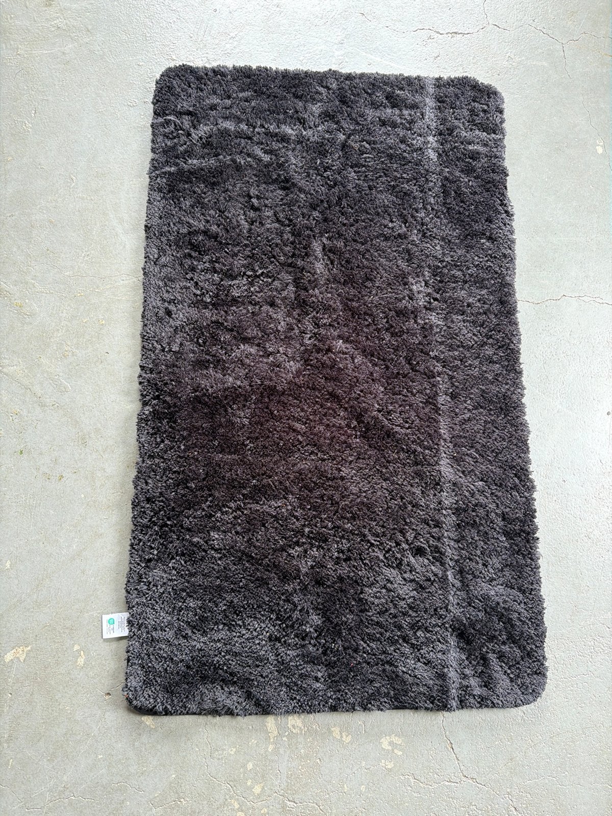 Donkergrijze badmat 70x120 cm - Zo goed als nieuw, 100 tot 150 cm, Zo goed als nieuw, Nvt, Grijs