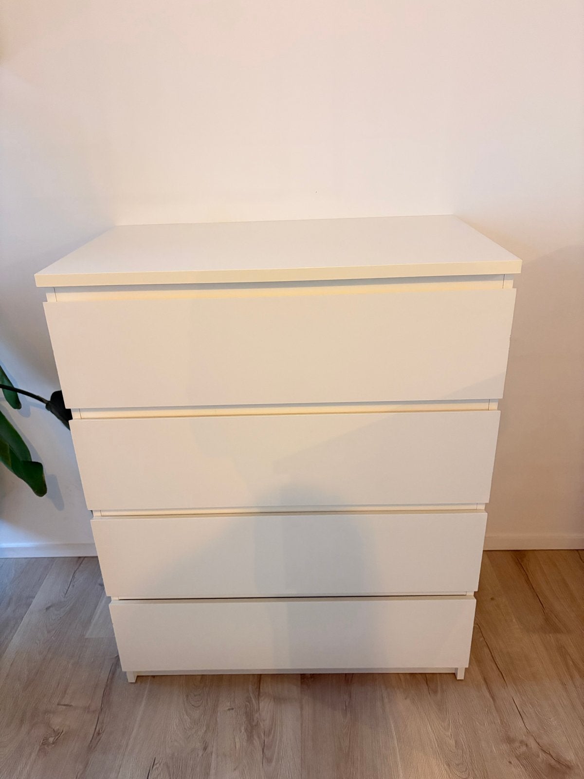 Ikea Malm ladekast wit met 4 lades, Huis en Inrichting, Kasten | Ladekasten, Ophalen, Gebruikt, 50 tot 100 cm, 3 of 4 laden