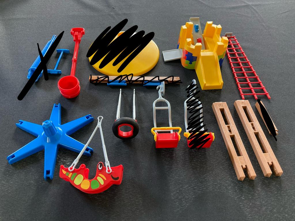 Playmobil onderdelen grote speeltuin., Kinderen en Baby's, Speelgoed | Playmobil, Ophalen of Verzenden, Zo goed als nieuw
