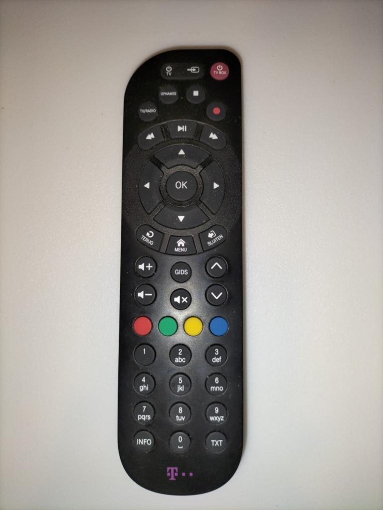 T-Mobile Afstandsbediening voor TV Box, Ophalen of Verzenden, Zo goed als nieuw, Origineel, Tv