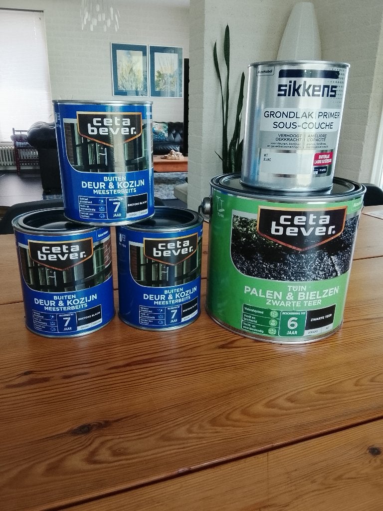 Cetabever en Sikkens alles voor buiten., Doe-het-zelf en Verbouw, Verf, Beits en Lak, Ophalen of Verzenden, Nieuw, Overige kleuren