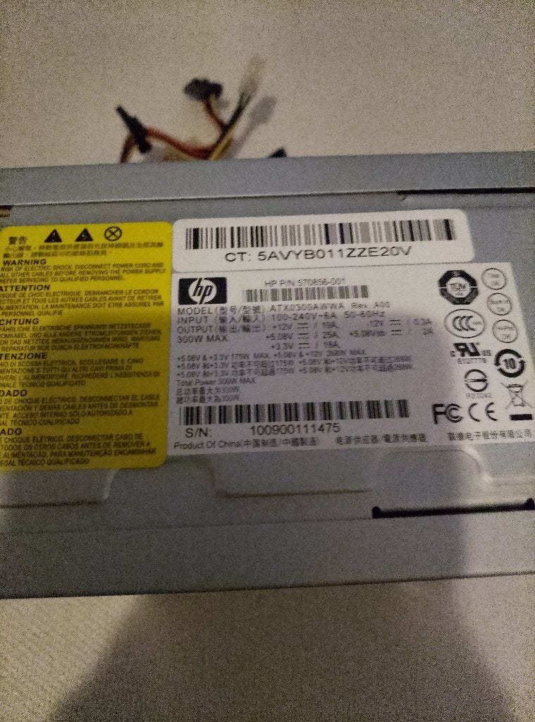 HP ATX300‑12ZWWA, Ophalen of Verzenden, Zo goed als nieuw