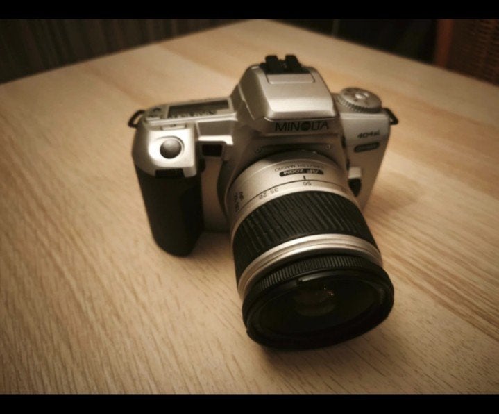 Minolta dynax 404si analoge SLR camera, Ophalen of Verzenden, Gebruikt, Spiegelreflex, Minolta