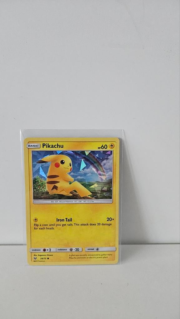 Pikachu Pokémon kaart - Basic - HP 60, Ophalen of Verzenden, Zo goed als nieuw, Losse kaart