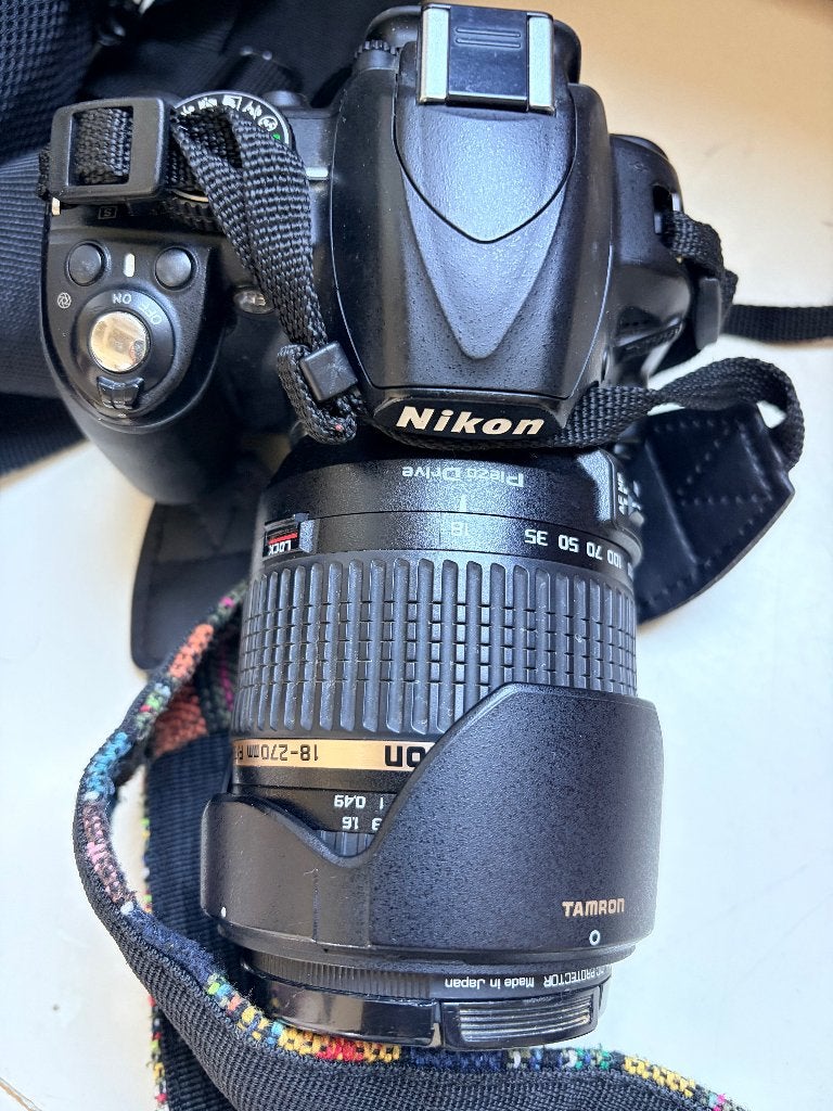 Nikon D3100 spiegelreflexcamera + Tamron 18-270mm zoomlens., Audio, Tv en Foto, Fotocamera's Digitaal, 14 megapixels, Gebruikt
