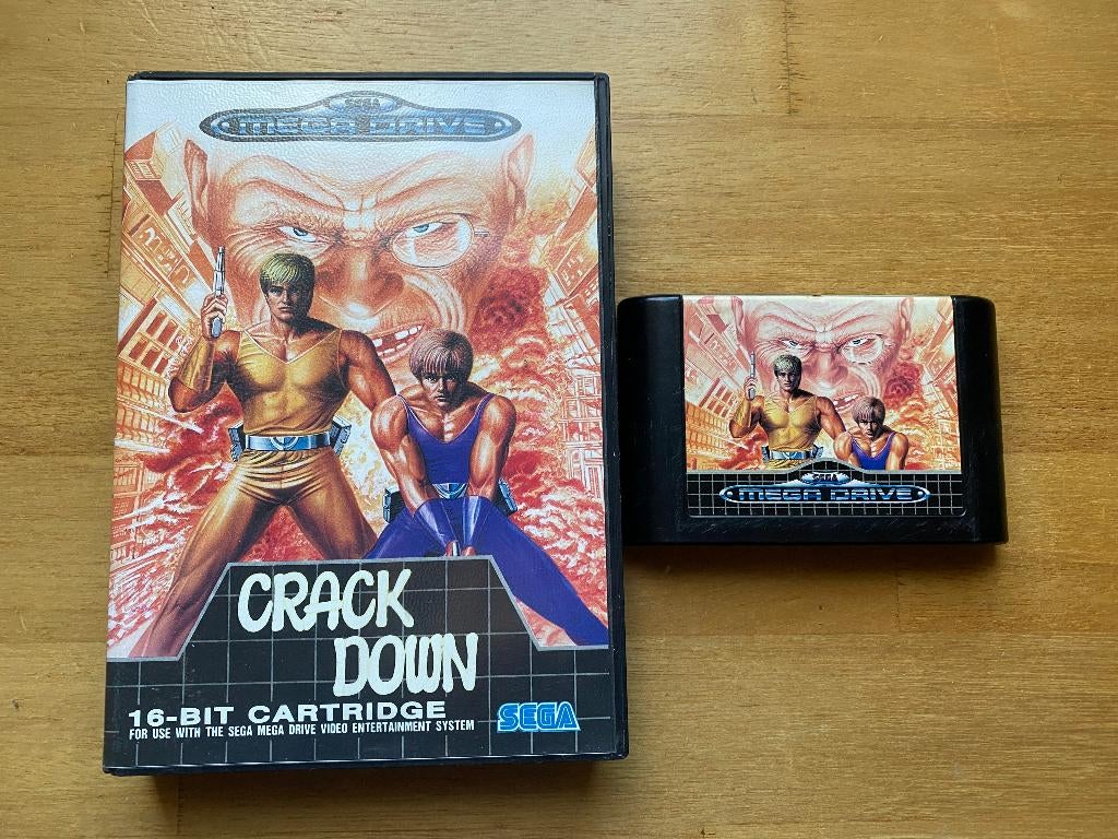 Crack down sega mega drive, Spelcomputers en Games, 1 speler, Racen en Vliegen, Ophalen of Verzenden, Zo goed als nieuw