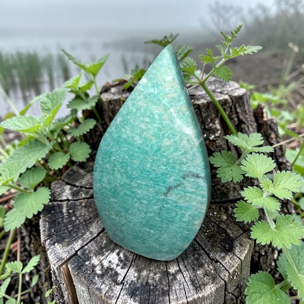 Amazoniet vlam nr 2, Ophalen of Verzenden, Mineraal