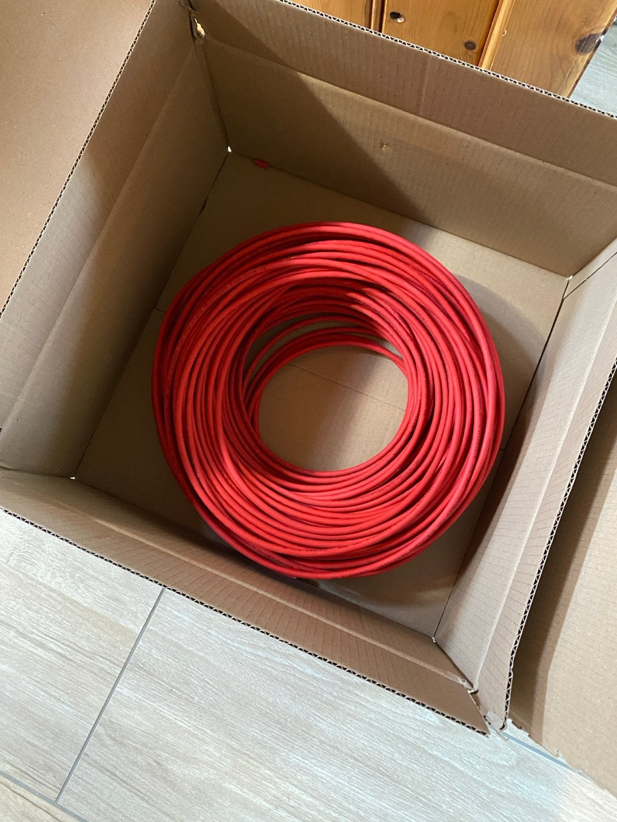 78,5 meter rood Solarkabel (6mm)  - Nieuw, Ophalen of Verzenden, Nieuw, Kabel of Snoer