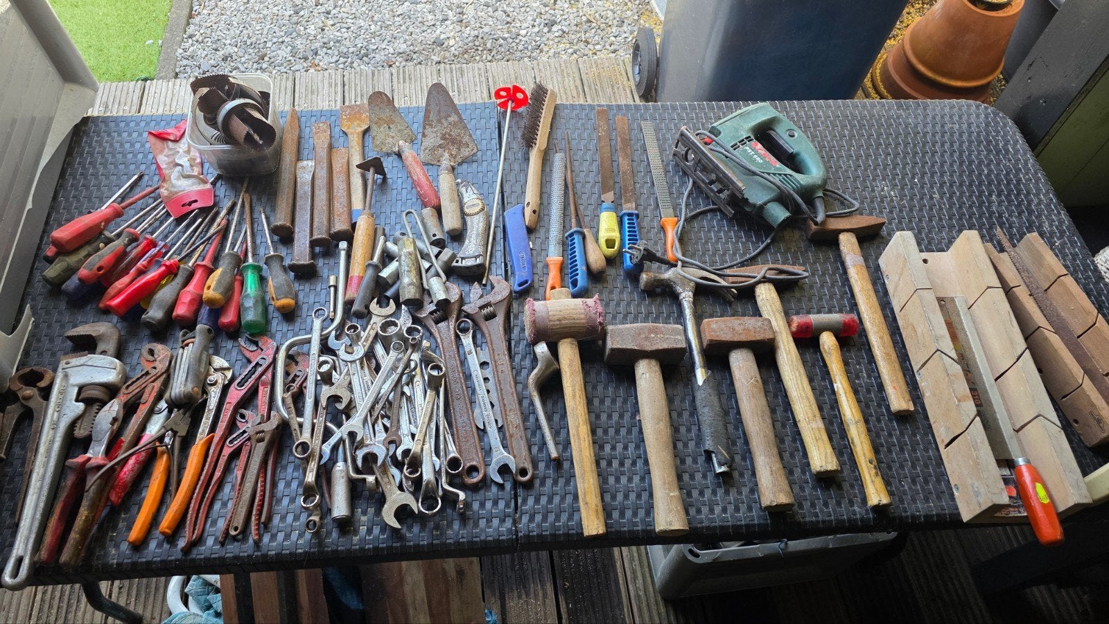 Grote set met diverse gereedschap, Ophalen, Gebruikt