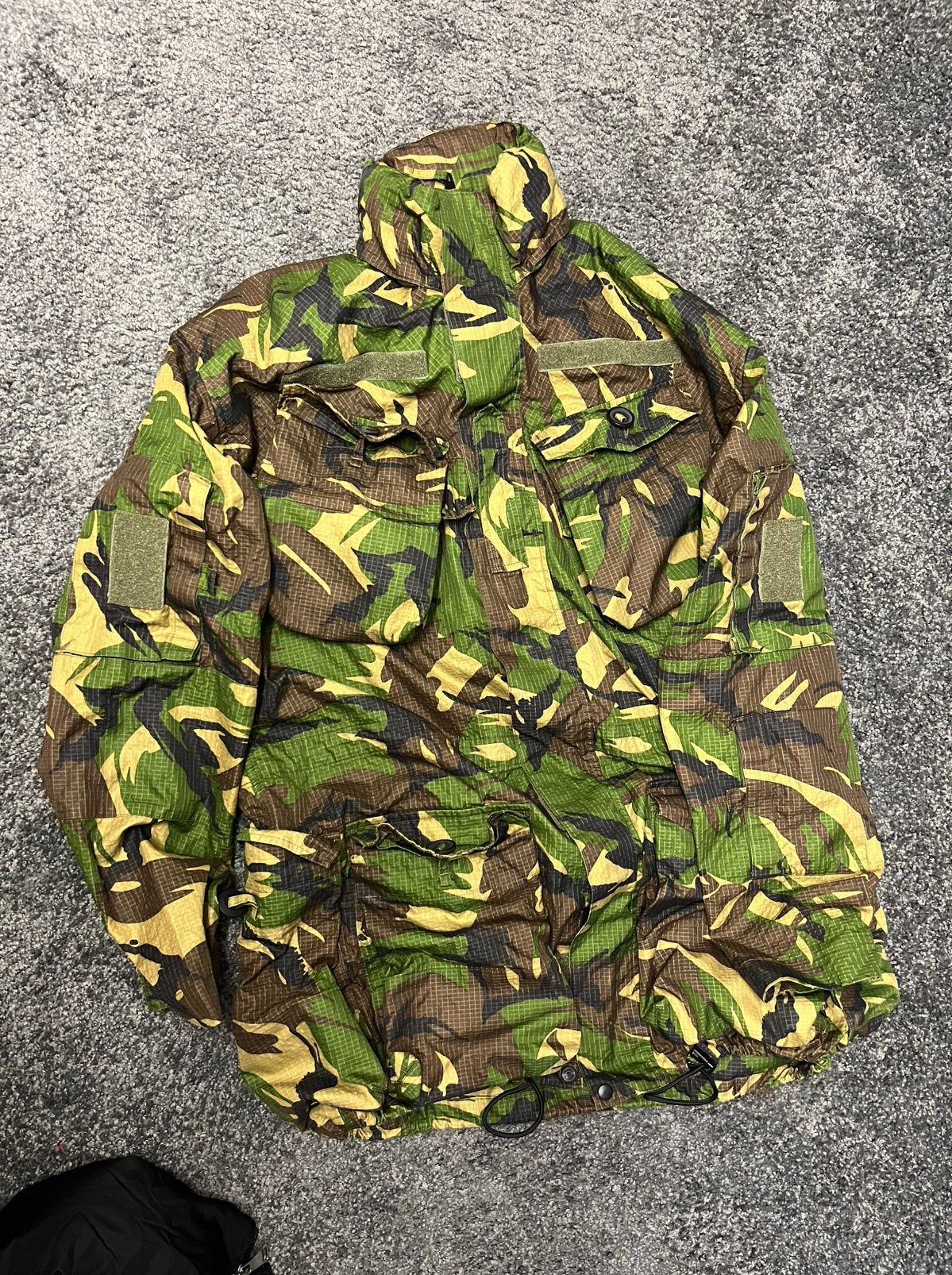 Woodland parka jas camo windproof L, Ophalen of Verzenden, Landmacht, Nederland, Kleding of Schoenen
