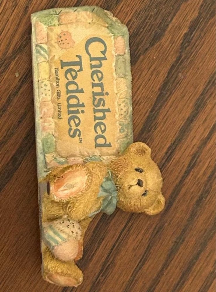 Cherished Teddies Beeldje - 1991 P. Hillman, Ophalen of Verzenden, Zo goed als nieuw, Beeldje, Cherished Teddies