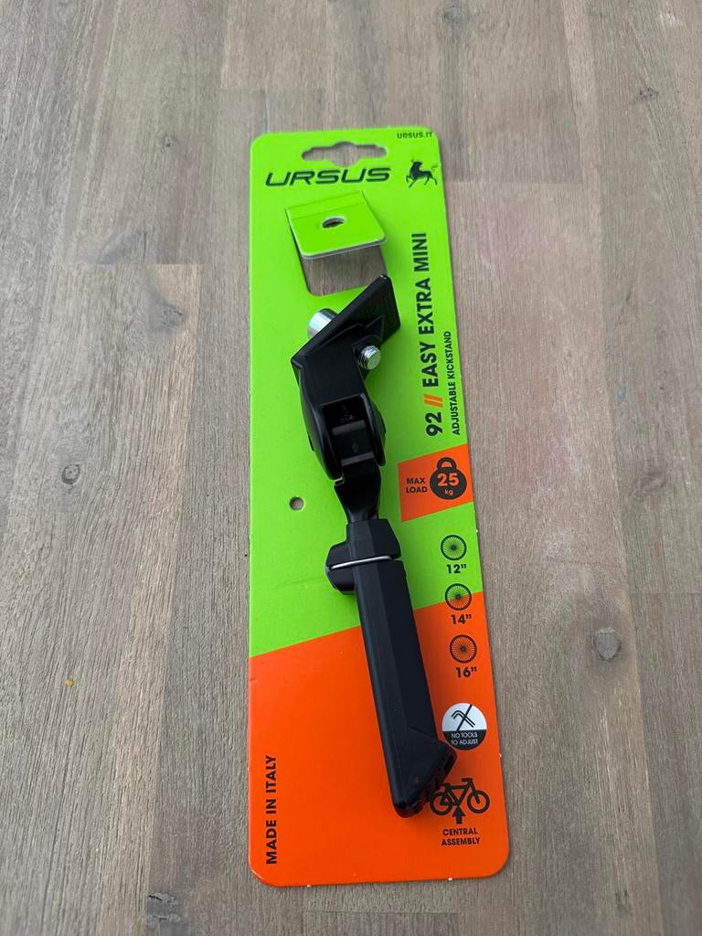 Ursus Easy Extra Mini verstelbare fietsstandaard, Ophalen of Verzenden, Nieuw