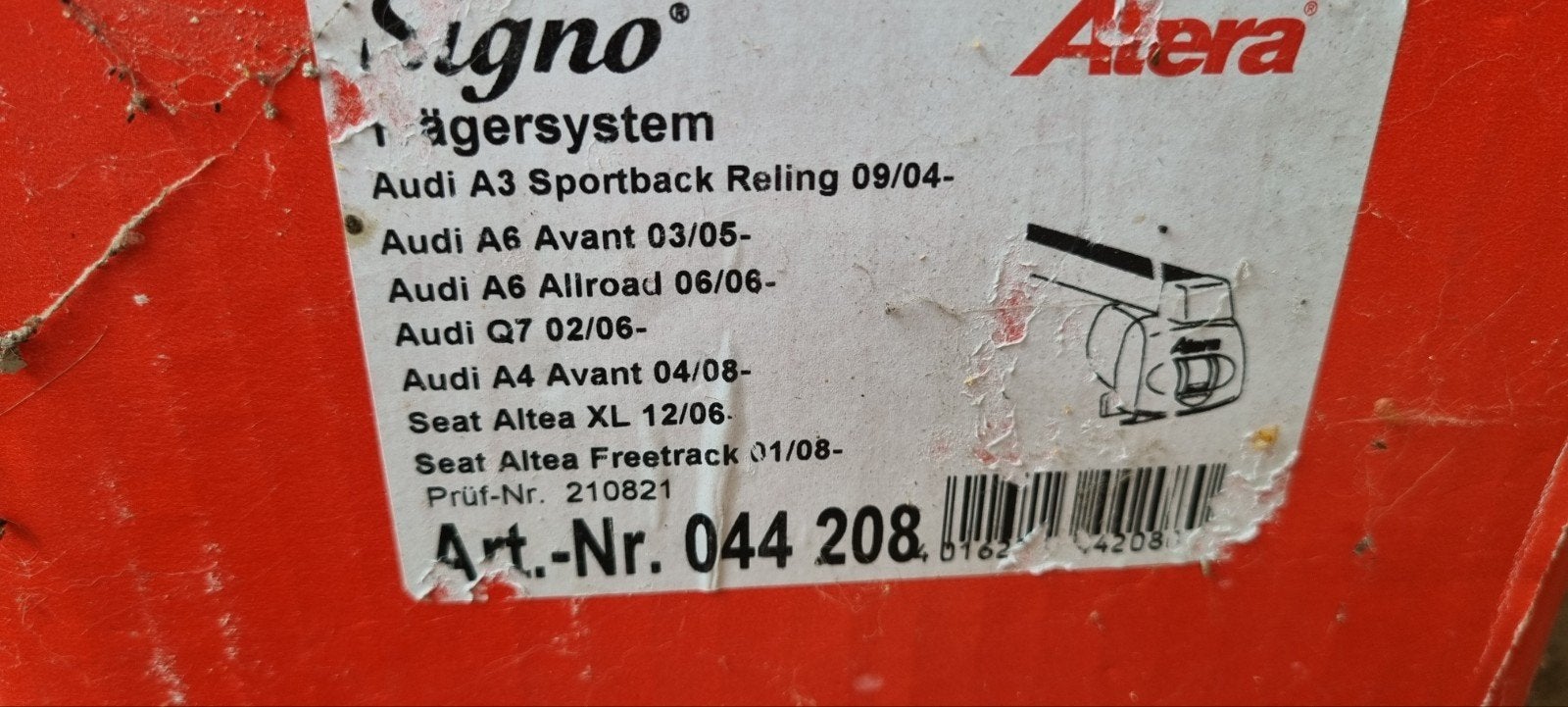 Atera Signo Dakdragers voor diverse Audi, vw, skoda, Seat mo, Auto diversen, Dakdragers, Ophalen, Gebruikt