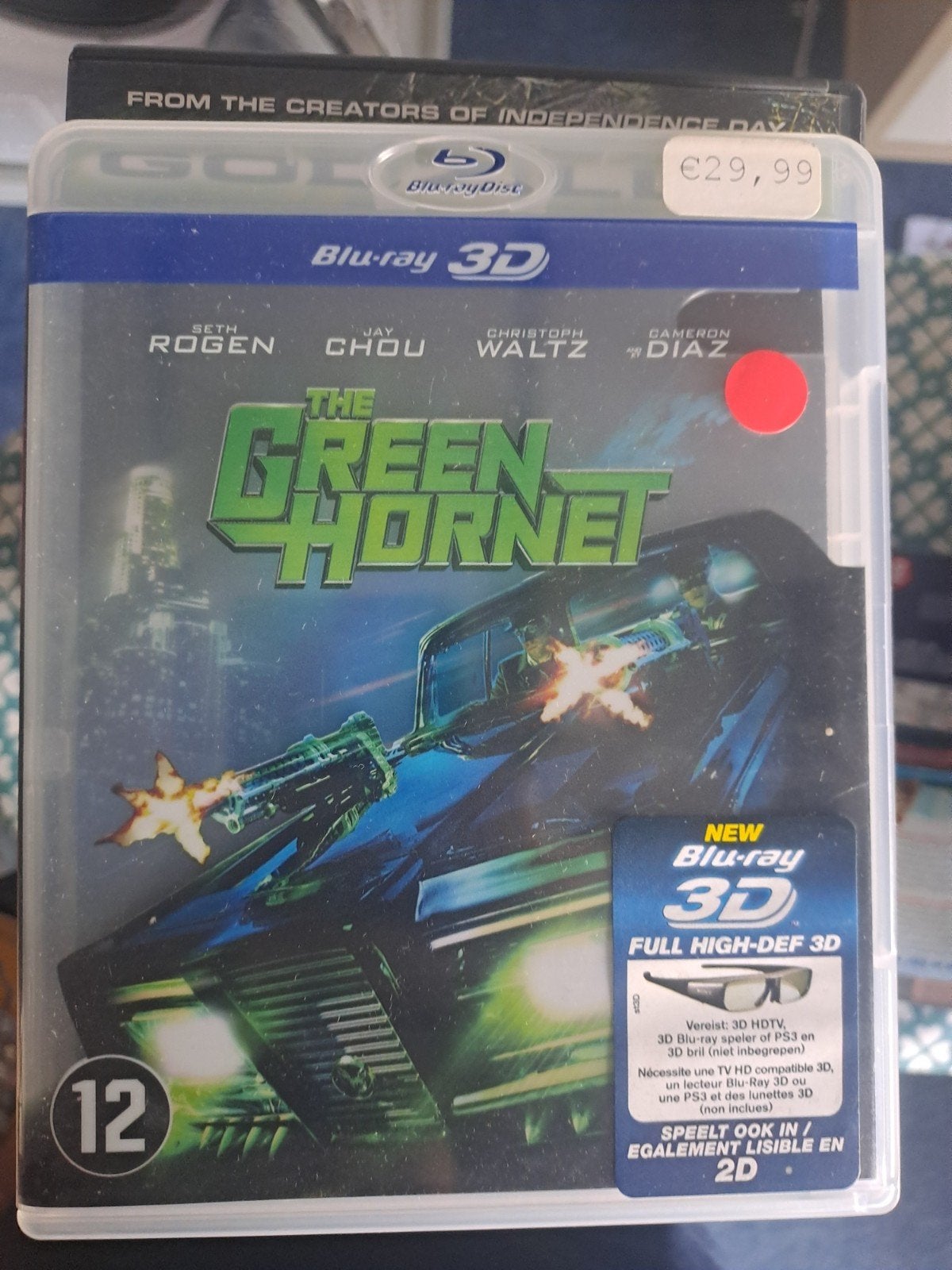 Green hornet (3D brd), Ophalen of Verzenden, Zo goed als nieuw