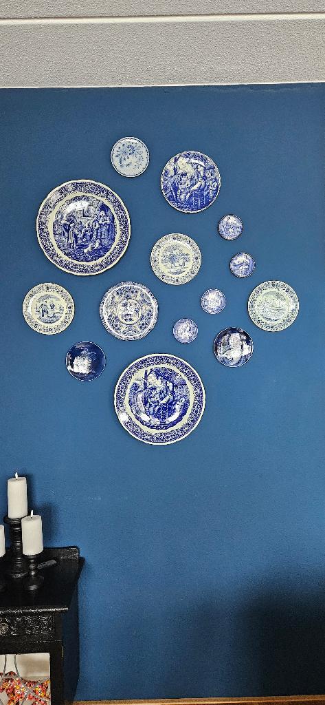 Delfts blauw wandborden, Ophalen