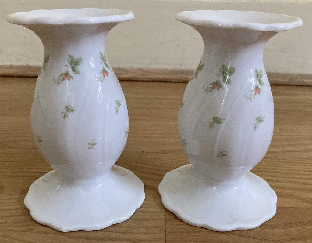 Kaarsenkandelaar wit porselein Seltmann Weiden Bavaria, Ophalen of Verzenden, Zo goed als nieuw, 11 cm, Wit