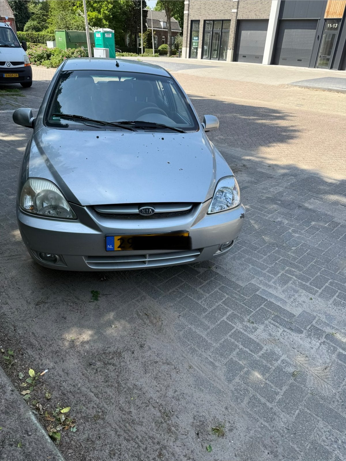 Kia Rio 1.5 benzine met Airco en nieuw Apk!, Voorwielaandrijving, Stof, 4 cilinders, Elektrische ramen