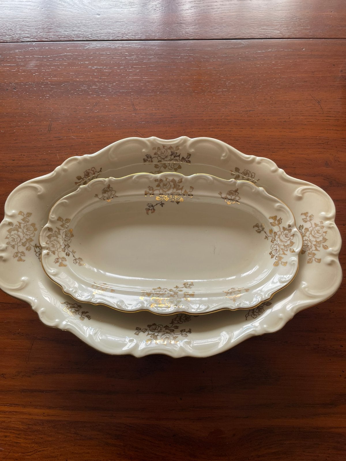 Porseleinen servies, Ophalen