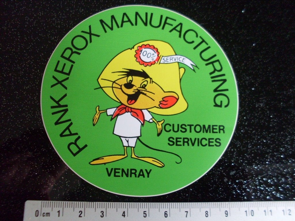 sticker rank xerox manufacturing venray customer service, Verzenden, Zo goed als nieuw, Bedrijf of Vereniging
