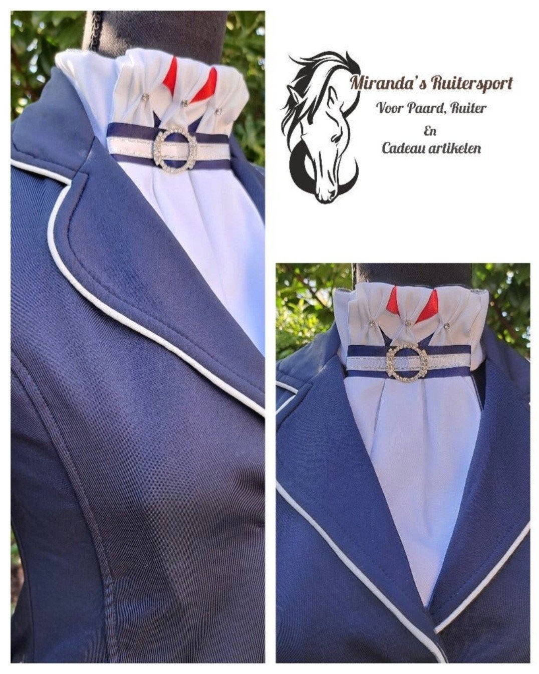 Nieuw Plasta Lique plastron Couture Chique, Dressuur, ., Nieuw, Ophalen of Verzenden