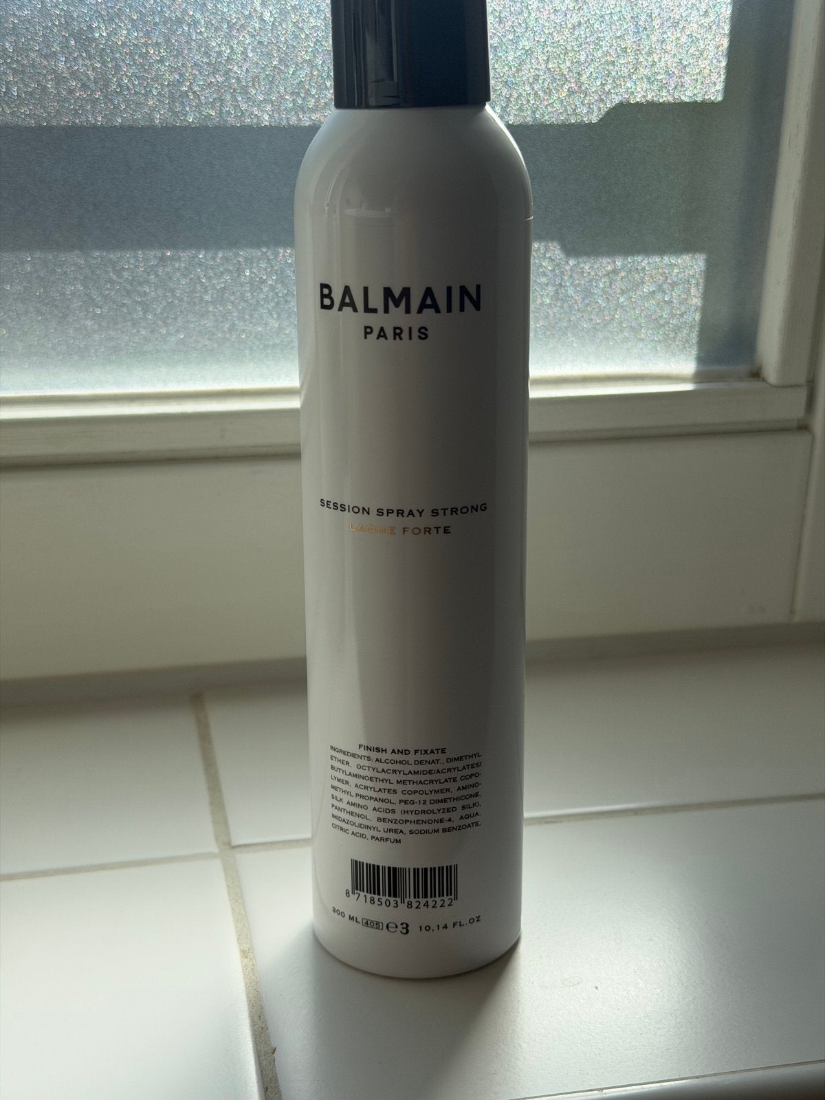 Balmain Session Spray Strong - Haarlak 300ml, Ophalen of Verzenden, Nieuw, Gel, Wax, Haarlak of Mousse