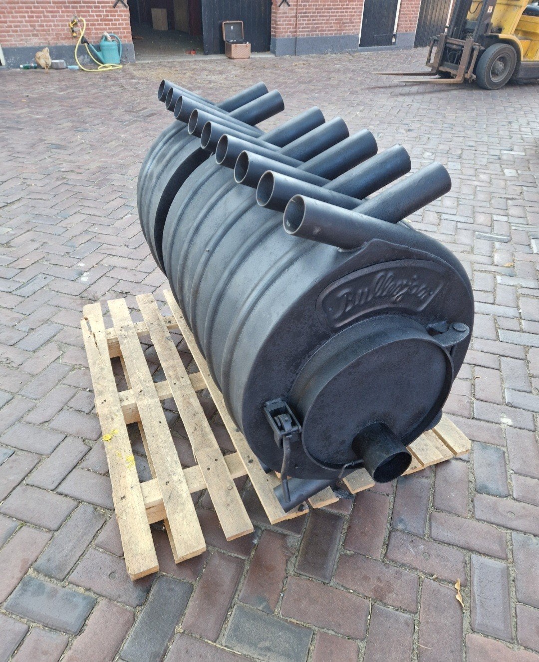 Bullerjan 04 - 35KW Houtkachel, Ophalen, Gebruikt, Houtkachel, Vrijstaand