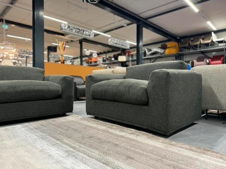 Nieuw Gelderland 0905 Fauteuil groen Andes stof Design