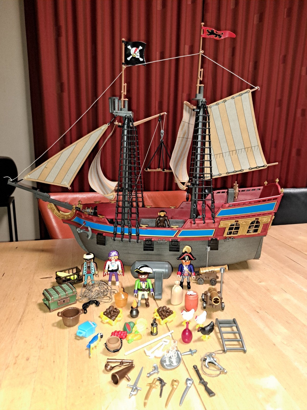Playmobil schip, Hobby en Vrije tijd, Ophalen of Verzenden, Zo goed als nieuw