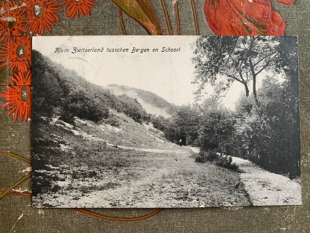 2-9-1920 Klein Zwitserland tusschen Bergen en Schoorl (KA), Ophalen of Verzenden, 1920 tot 1940, Gelopen, Noord-Holland