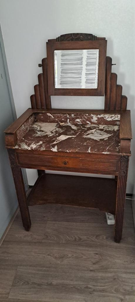 Mooie brocante kaptafel, Huis en Inrichting, Tafels | Kaptafels, Ophalen, 50 tot 100 cm, Minder dan 100 cm