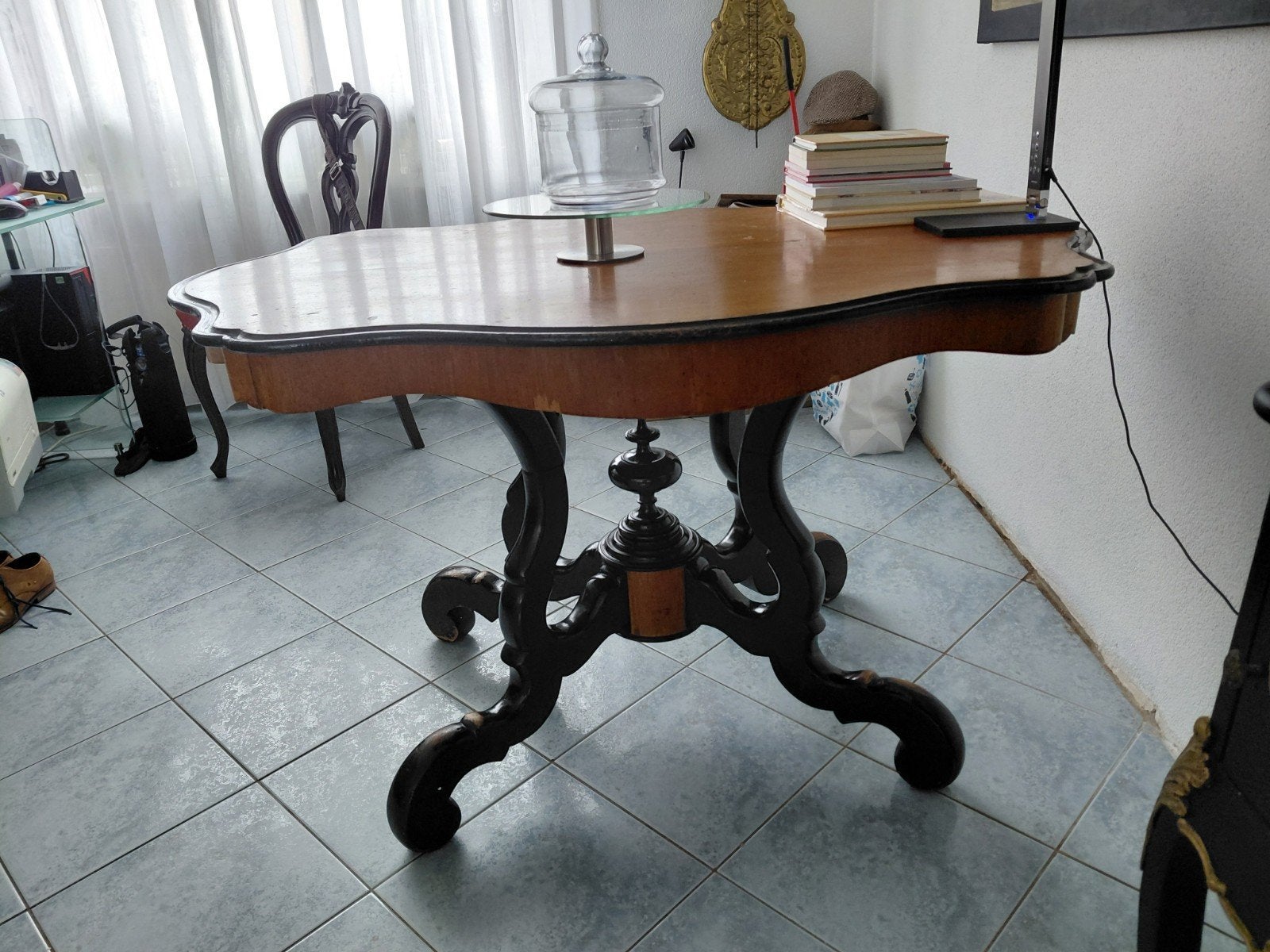 Antieke Willem III / eettafel klein model, Antiek en Kunst, Ophalen