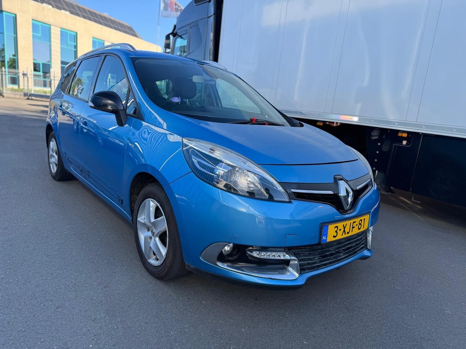 Renault Grand Scenic 1.2 TCE 85KW 7P 2013 Blauw LEES TEKST!, Voorwielaandrijving, 4 cilinders, Blauw, 7 stoelen