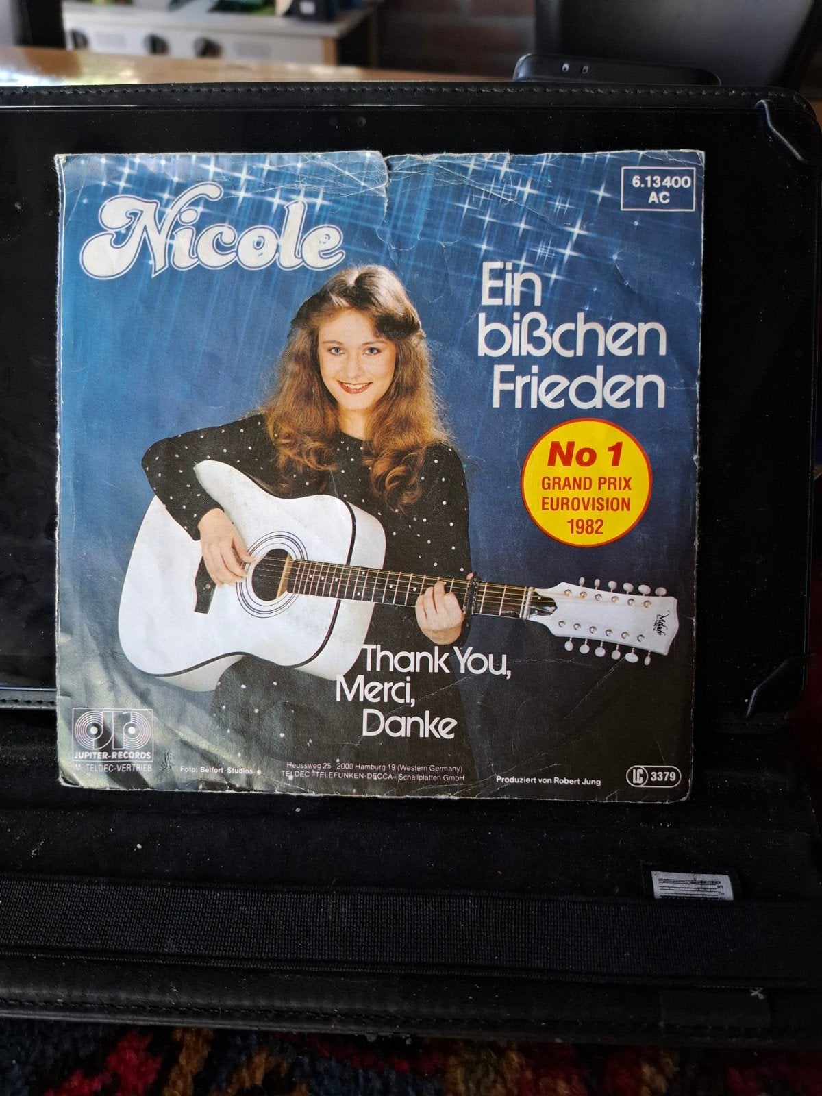 Nicole - Ein bißchen Frieden (Eurovision 1982) Vinyl Single, Cd's en Dvd's, Vinyl Singles, Gebruikt, 7 inch, Ophalen of Verzenden