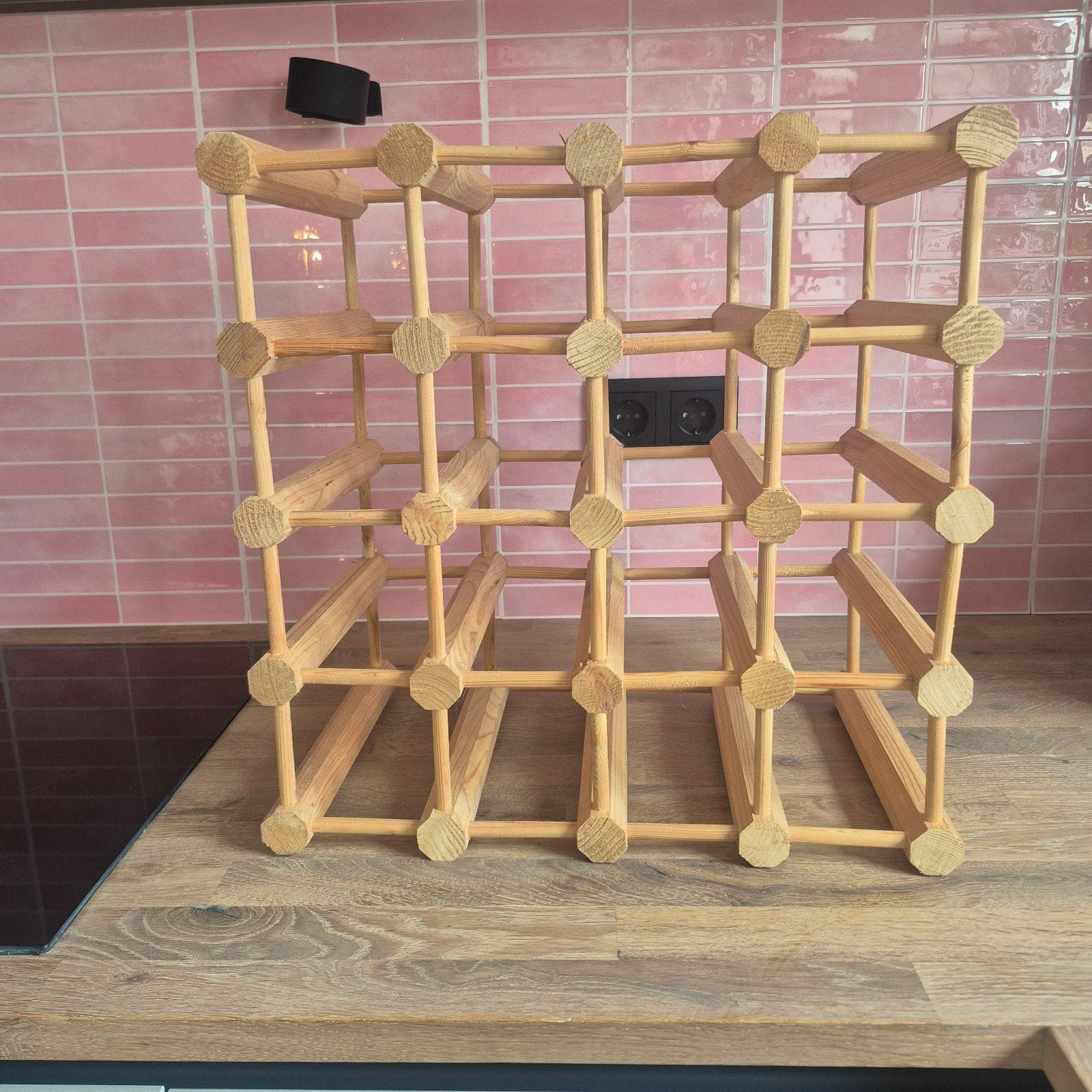 Ikea wijnrek voor 20 flessen, Ophalen, Metaal, 75 cm of meer