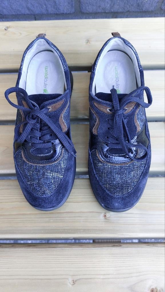 Nette Waldlaufer Luftpolster schoenen, Ophalen of Verzenden, Zo goed als nieuw, Blauw, Sneakers of Gympen