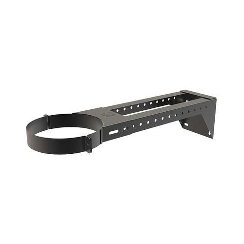 Muurbeugel verstelbaar 130-440 mm zwart rookkanaal 150mm, Ophalen of Verzenden, Nieuw, Vrijstaande haard, Houthaard