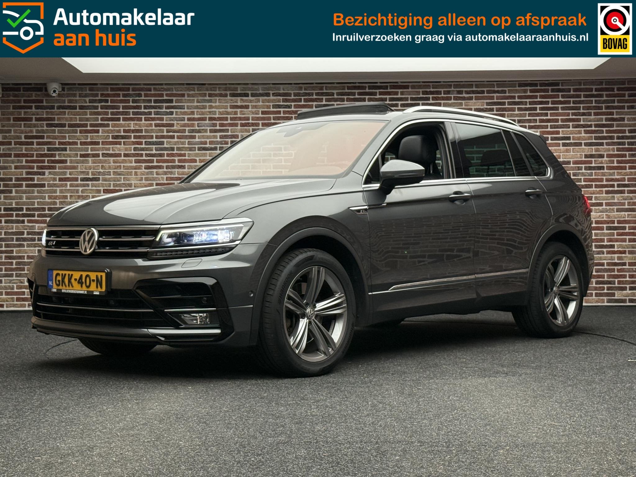 Volkswagen Tiguan 2.0 TSI 4Motion Highline R-line interieur/, Auto's, Dealer onderhouden, Gebruikt, 4 cilinders, 1984 cc