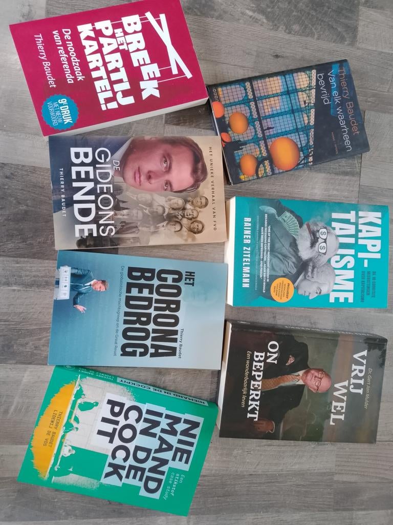 FVD Boeken Collectie: 7 Titels in Uitstekende Staat, Ophalen of Verzenden, Zo goed als nieuw, Thierry, Rainer, Lidevij, Gert Jan Mulder