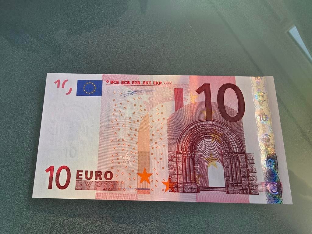 10 euro biljet 2002 Nederland unc Duisenberg, Ophalen, Overige landen, 10 euro