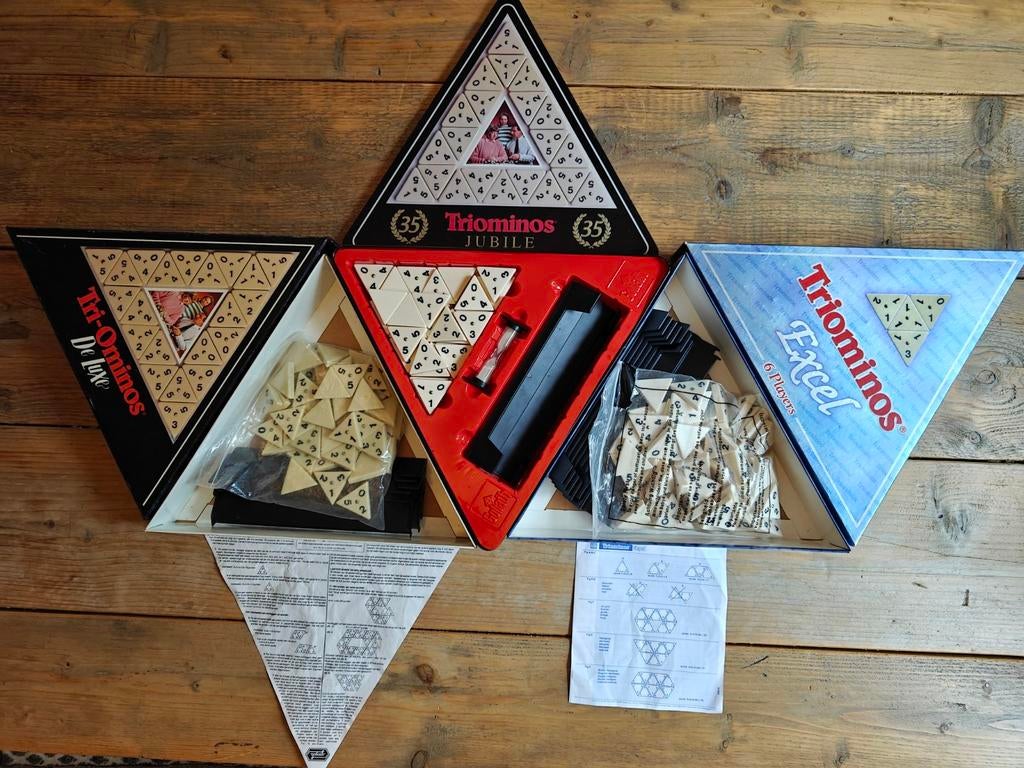 5 X Triominos., Ophalen of Verzenden, Goliath., Goliath., Goliath.