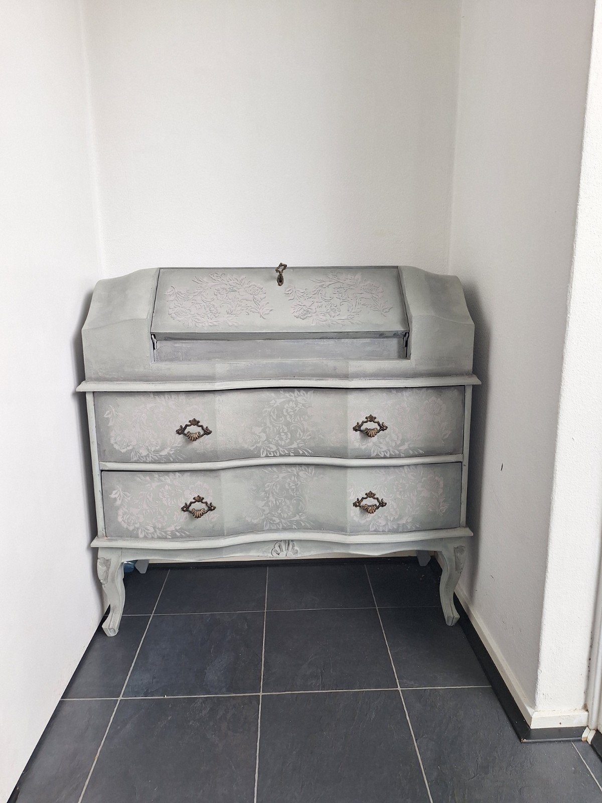 Secretaire. Gerestyled, Antiek en Kunst, Antiek | Meubels | Kasten, Ophalen