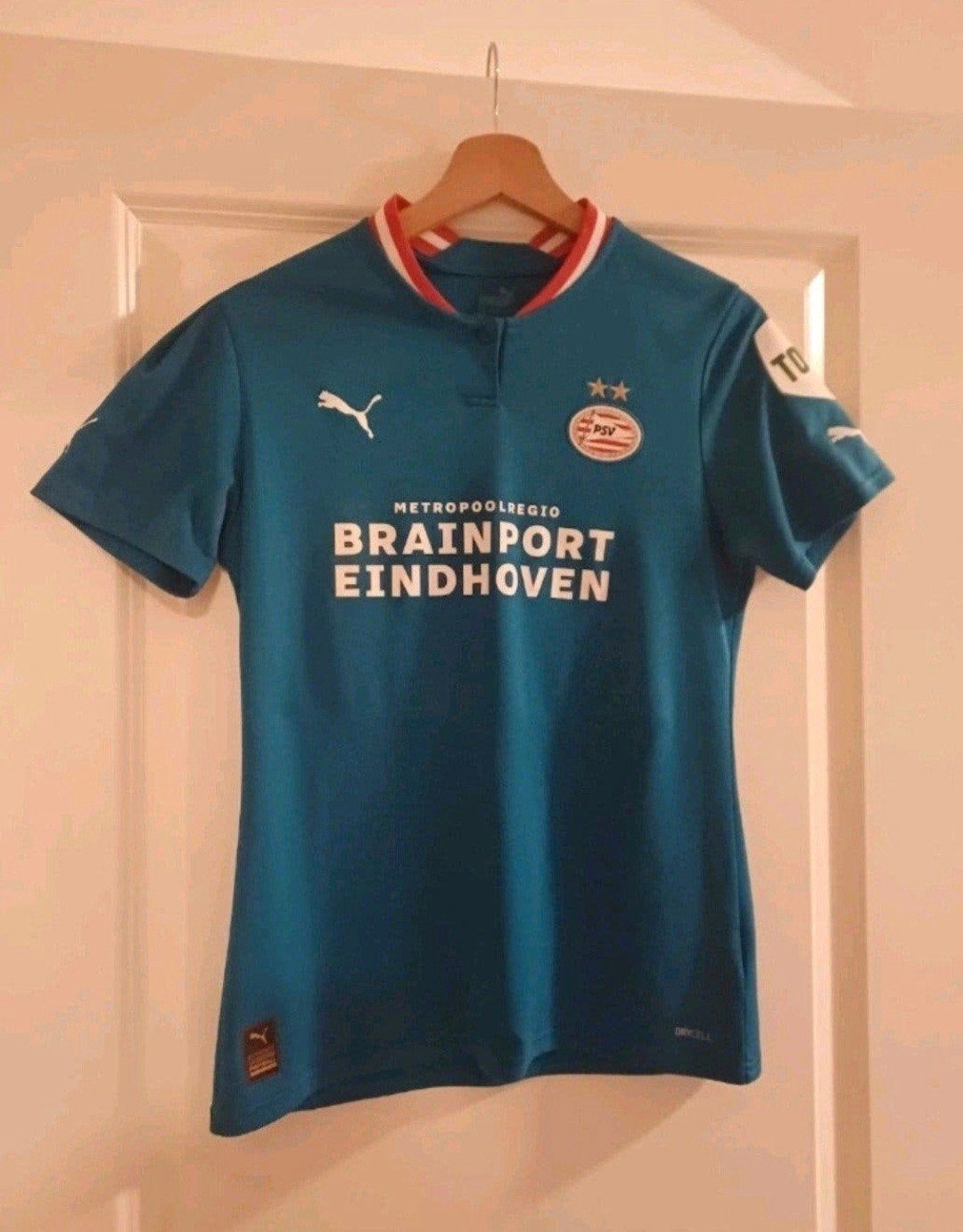 PSV Origineel Puma Dames shirt | Maat S | #7 Xavi Simons, Overige typen, Ophalen of Verzenden, Zo goed als nieuw, Maat 36 (S)