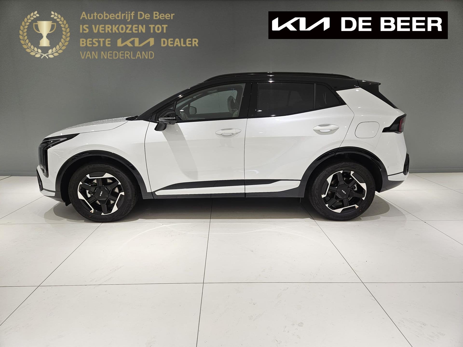Kia Sportage 1.6 T-GDi 239pk Hybrid AT6 GT-PlusLine, Auto's, Gebruikt, 4 cilinders, 179 pk, Wit